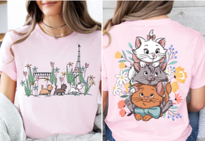 T-Shirt d'été pour femmes, avec dessin animé, The Aristo cats, Marie Toulouse Berlioz Cats, Y2K, Street Fashion, haut polyvalent décontracté - Product Image 6