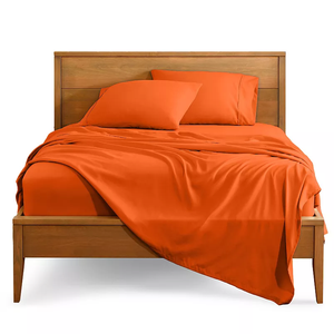 Ensemble de draps plats ajustés écologiques Basics Therapy, super doux, infroissables, respirants, en polyester, 4 pièces - Product Image 3