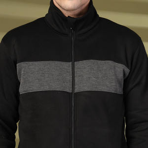 Nouvel ensemble de survêtement athlétique pour homme, 2 pièces, design uni, décontracté, pour le jogging, avec fermeture éclair intégrale, manches longues, tenue d'entraînement, ensemble de jogging - Product Image 6