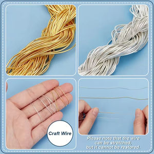 Fil à broder métallique français sur mesure en gros, fils de couture artisanaux pour robes de mode, badges, OEM - Product Image 3