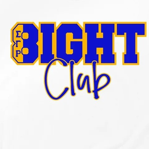 SGRHO Eight Club T <b>Shirt</b> <b>White</b> Color Custom Greek Letter Sorority Tee <b>Short</b> <b>Sleeve</b> Round Neck Casual Summer Fashion Unisex - Product Image 2