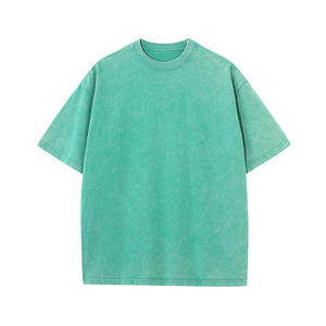 เสื้อยืดวินเทจ 230GSM ทรงดรอปไหล่ แขนสั้น ผ้าฝ้าย 100% สำหรับผู้ชาย สไตล์ดิสเทรส รับสกรีนโลโก้ เสื้อโอเวอร์ไซส์ สตรีทแวร์ พรีเมียม - Product Image 2