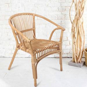Fauteuil élégant en rotin naturel, mobilier de loisirs pour jardin, hôtel, maison, chaises de salle à manger bohèmes en rotin, fabrication au Vietnam - Product Image 5