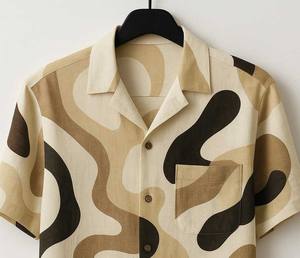 Camisa de Diseño para Hombre, Corte Slim Fit, Tela Elástica, Estilo Formal y Casual Elegante para Oficina y Bodas - Product Image 1