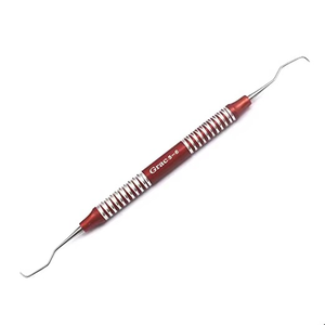 Ensemble de curettes Gracey en acier inoxydable multicolores pour le détartrage parodontal, outils dentaires professionnels réutilisables - Product Image 1