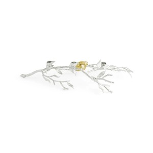 Venta de Fábrica: Candelabro de Aluminio con Ramas y Decoración de Granada Dorada para Navidad y Hogar - Product Image 2