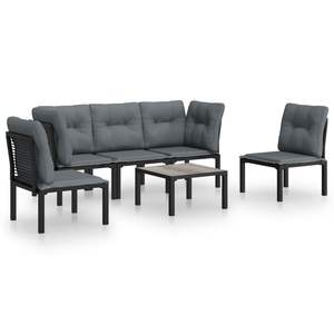 Conjunto de Muebles de Jardín en Negro y Gris - Product Image 2