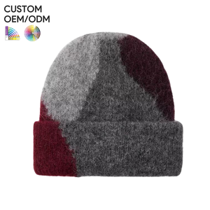 Bonnet en tricot personnalisé avec logo, support OEM/ODM, style urbain, pour la plage et les affaires, unisexe, pour adultes - Product Image 1