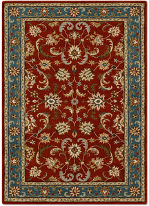Alfombra de Lana Anudada a Mano de Estilo Persa Tradicional, Alfombra Oriental Floral, Decoración para el Hogar y Hoteles, Alfombra con Respaldo de Goma Antideslizante - Product Image 1