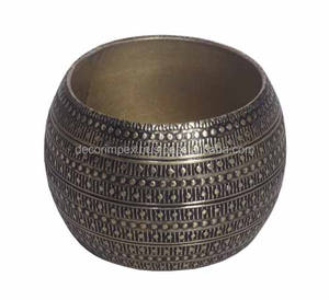 Rond de serviette fait main écologique Rond de serviette design moderne plaqué cuivre Porte-rond de serviette de mariage Décoratif de mariage - Product Image 4