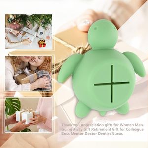 Set di 2 Ganci Adesivi in Silicone a Forma di Tartaruga Marina per Asciugamani da Cucina, Regali di Natale Gratuiti per Donne, Amiche, Sorelle, Mamme - Product Image 4