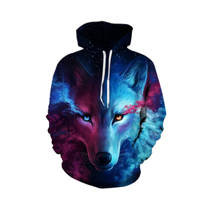 Sudadera con Capucha para Hombre, Estilo Urbano, Casual, Corte Regular, Felpa, Ecológica, con Bolsillos, Transpirable, Sublimada, de Algodón/Poliéster - Product Image 4