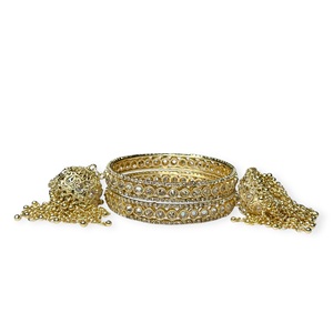 Pulseras de Moda en Oferta, Bañadas en Oro de 24K con Perlas, Elegantes para Bodas y Fiestas, Precio al por Mayor, Exportación Global - Product Image 3
