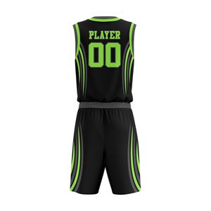 Uniformes de basket-ball d'équipe personnalisés en gros, maillots et shorts unisexes, légers, respirants, grandes tailles, vêtements de sport, couleurs personnalisées - Product Image 5