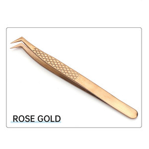 Pinces à épiler de formes variées et pinces à épiler pour extensions de cils avec miroir intégré / logo personnalisé, finition mate, couleur personnalisable, marque OEM - Product Image 6