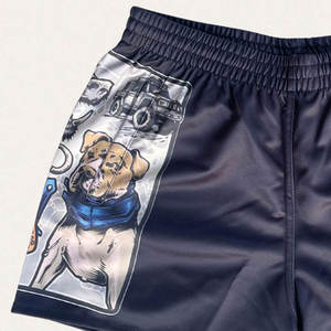 Custom Design Mesh Athletic Country <b>Shorts</b> for Men Sublimation Printed Footy <b>Shorts</b> With <b>Zipper</b> Pockets - Product Image 3