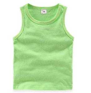 Camisetas sin mangas acanaladas casuales de verano para niños, chaleco de algodón 100% sólido, ecológico, de secado rápido y antipilling - Product Image 6