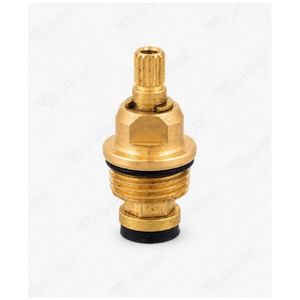 Componente de repuesto para plomería, resistente a fugas, de precisión industrial, eje de grifo de latón de 15 mm - Product Image 1