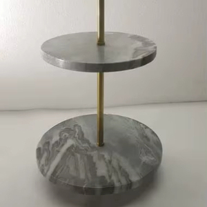Good Quality <b>Marble</b> <b>Cake</b> <b>Stand</b> with Solid Base Elegant Dessert Display for Home Decor Hotels & Special Occasions - Product Image 1