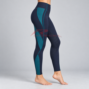 Pantalones de equitación para mujer diseñados con tela elástica, ajuste cómodo y costuras duraderas para el entrenamiento ecuestre diario. - Product Image 3