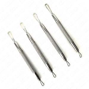 Outil professionnel en acier inoxydable pour éliminer les points blancs et les points noirs, extracteur d'acné pour le soin de la peau du visage - Product Image 4