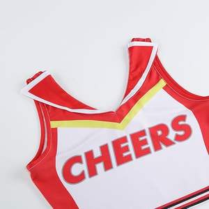 Uniformes de pom-pom girls sur mesure pour jeunes filles, costumes d'équipes sportives scolaires, vêtements de performance pour femmes - Product Image 6