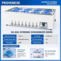 Baño de Agua Digital Multiusos para Laboratorio, 2L, 4L, 8L, Baño de Calentamiento de Temperatura Constante de Precisión para Agua, Aceite y Arena
