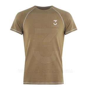 OEM Performance Apparel <b>Men</b> Gym T Shirts Crafted With Lightweight <b>Stretch</b> Construction For Fitness And Sportswear - Product Image 3