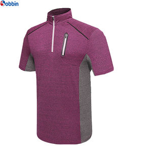 Camisas Polo de Hombre con Media Cremallera, Diseño Sólido Bordado, Cómodas, Transpirables, Estilo Casual de Negocios, con Bolsillo, Nueva Llegada - Product Image 4