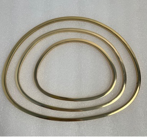 Handmade Brass Trivet Hot Pot Stand With Elegant Gold Finish For Kitchen Dining <b>Table</b> <b>Protection</b> Decoration - Product Image 1