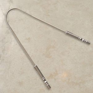 Limpiador de Lengua de Acero Inoxidable, Raspador con Mango Cilíndrico Sólido, Herramienta Metálica para Higiene Bucal, Eliminador de Mal Aliento, Venta al Por Mayor - Product Image 2
