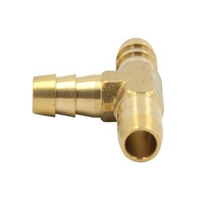 Raccord de tuyau en laiton moulé sur mesure, raccord en T à faible pression, surface lisse, usinage de précision OEM/ODM - Product Image 3