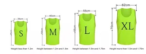 100% Polyester Lightweight Breathable Quick Dry Soccer <b>Bib</b> 100% Polyester Soccer <b>Training</b> Hot Selling Cheap Price Football - Product Image 3