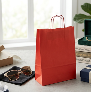 Vente en gros de sacs en papier kraft brun de qualité supérieure imprimés sur mesure pour sacs d'emballage d'épicerie - Product Image 3