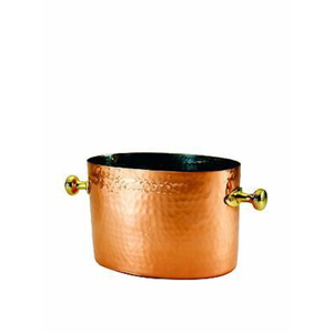Best Seller Hammered Copper Ice Bucket Round Shape Metal Handmade Vintage Style Beverage <b>Cooler</b> for Party Use - Product Image 1
