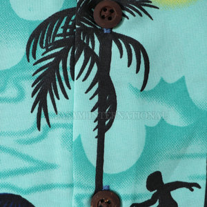 Casual Wear Light <b>Weight</b> Men Hawaii Shirts For Sale Customized Logo Breathable Men Hawaii Shirts - Product Image 4