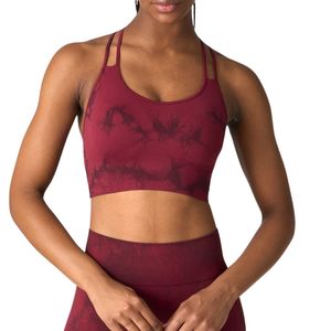Women Seamless Tie Dye Sports Bra High <b>Support</b> Yoga Gym Fitness Workout Crop Top Breathable Activewear Custom Wholesale OEM - Product Image 3