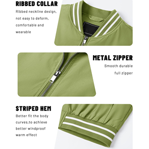 Chaqueta Bomber Negra para Hombre de Alta Calidad, Chaquetas Bomber Personalizables, Más Vendidas - Product Image 4