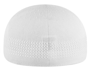 Casquette de baseball unisexe 6 panneaux ajustée en jersey de coton blanc uni, style décontracté, respirante, imperméable, broderie 3D, pour enfants, extérieur - Product Image 4