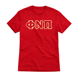 Camiseta de 3 Letras Kappa Alpha Psi Phi Nu Pi, Color Carmesí o Granate, Ropa de Fraternidad Griega con Diseño Clásico, Comodidad y Estilo Premium - Product Image 4