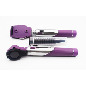 Kit de Examen de Otoscopio para Estudiantes y Uso Doméstico, Set de Diagnóstico de Fibra Óptica, Estuche Rígido de Plástico, Portátil, para Entrenamiento Médico e Inspección de Oídos - Product Image 1