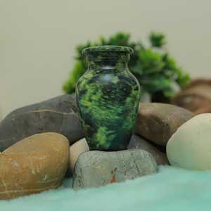 Multicolor Metal <b>Keepsake</b> Urns Small Pet Human <b>Memorial</b> Urns Marble Finish Ceramic Decorative Handcrafted <b>Memorial</b> - Product Image 4