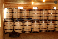 Barils à vin en chêne français et américain usagés, tailles 225L et 300L, pour le stockage du vin, MOQ 10 pièces, livraison en 3 jours