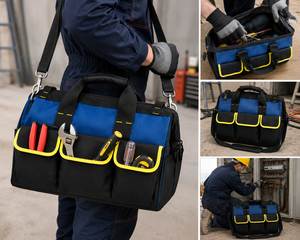 Heavy Duty Multi-Pocket Tool Bag for Electricians, Technicians & Mechanics - Product Image 3