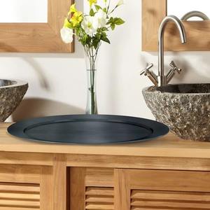 Plateau de rangement carré moderne de luxe en acier inoxydable avec finition polie pour salle de bain et salon, compatible lave-vaisselle, organisateur - Product Image 6