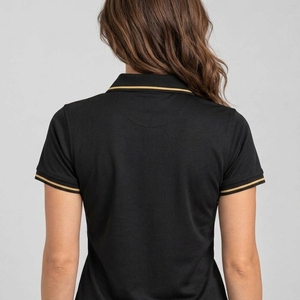 Custom <b>Women</b> <b>Polo</b> <b>Shirt</b> Lightweight Cotton Fabric Breathable Construction Comfortable Fit Short Sleeve Casual Fashion <b>Womens</b> - Product Image 2