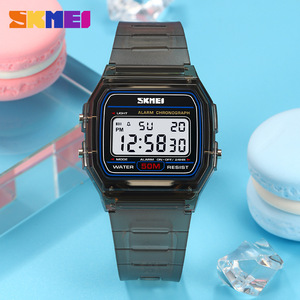 Montre <span class=keywords><strong>Skmei</strong></span> 2056, montre <span class=keywords><strong>sport</strong></span> décontractée, résistante à l'eau, électronique, carrée, multifonction, affichage LED numérique, lumineuse, pour homme - Product Image 1