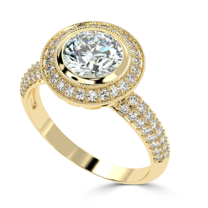 Bague en diamant naturel sertie de diamants AJRETAIL 1,55 carat couleur G clarté VS1 - Product Image 5