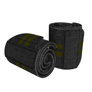 Hook Loop Weightlifting Wrist Straps Adjustable for Closure Unisex Cotton Rubber Gym <b>Training</b> Deadlift Grip Support Heavy - Product Image 2