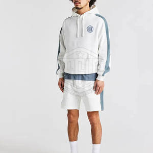 Conjunto de Sudadera con Capucha y Pantalones Cortos para Hombre, Diseño Personalizado, Ligero y Transpirable, Conjunto de Dos Piezas - Product Image 4